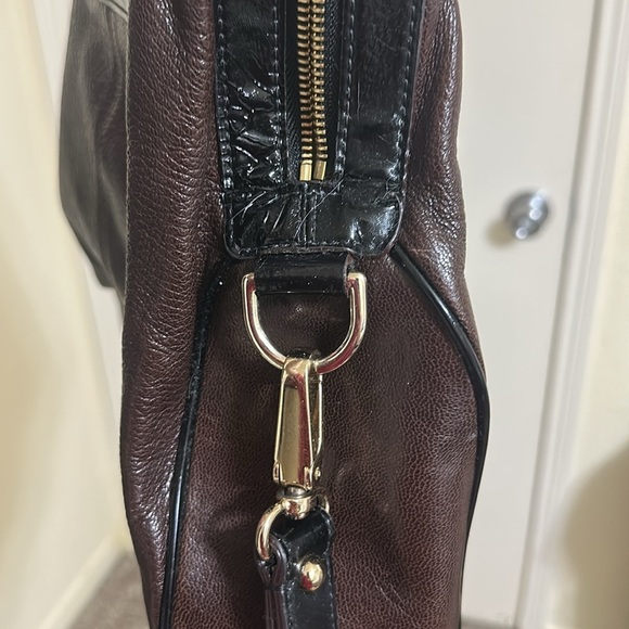 EUC Kate Spade Faux Leather Satchel Bucket Crossbody Bag - Picture 11 of 12